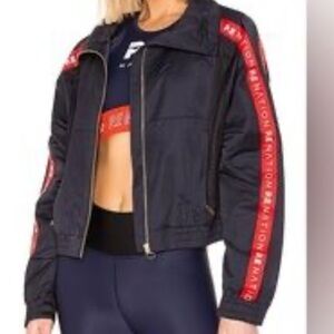 P.E. Nation Navy Blue w/ Red Trim Backcourt Full Zip Jacket | Size Medium EUC